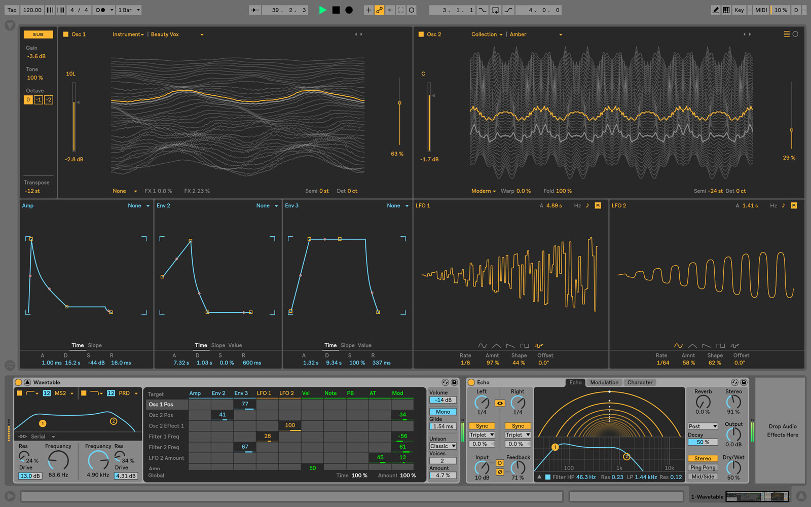 Открыть скриншот программы Ableton Скриншот Ableton
