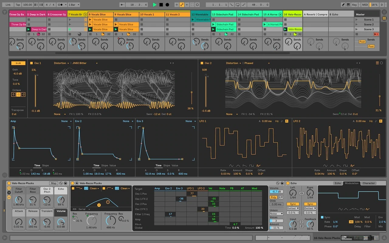 Открыть скриншот программы Ableton Скриншот Ableton