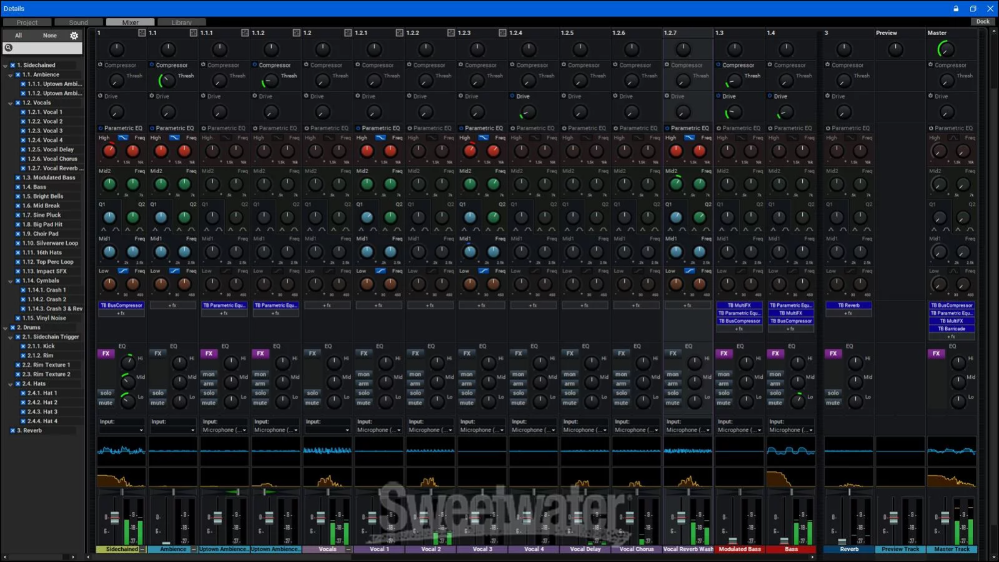 Открыть скриншот программы Acoustica Mixcraft Pro Скриншот Acoustica Mixcraft Pro