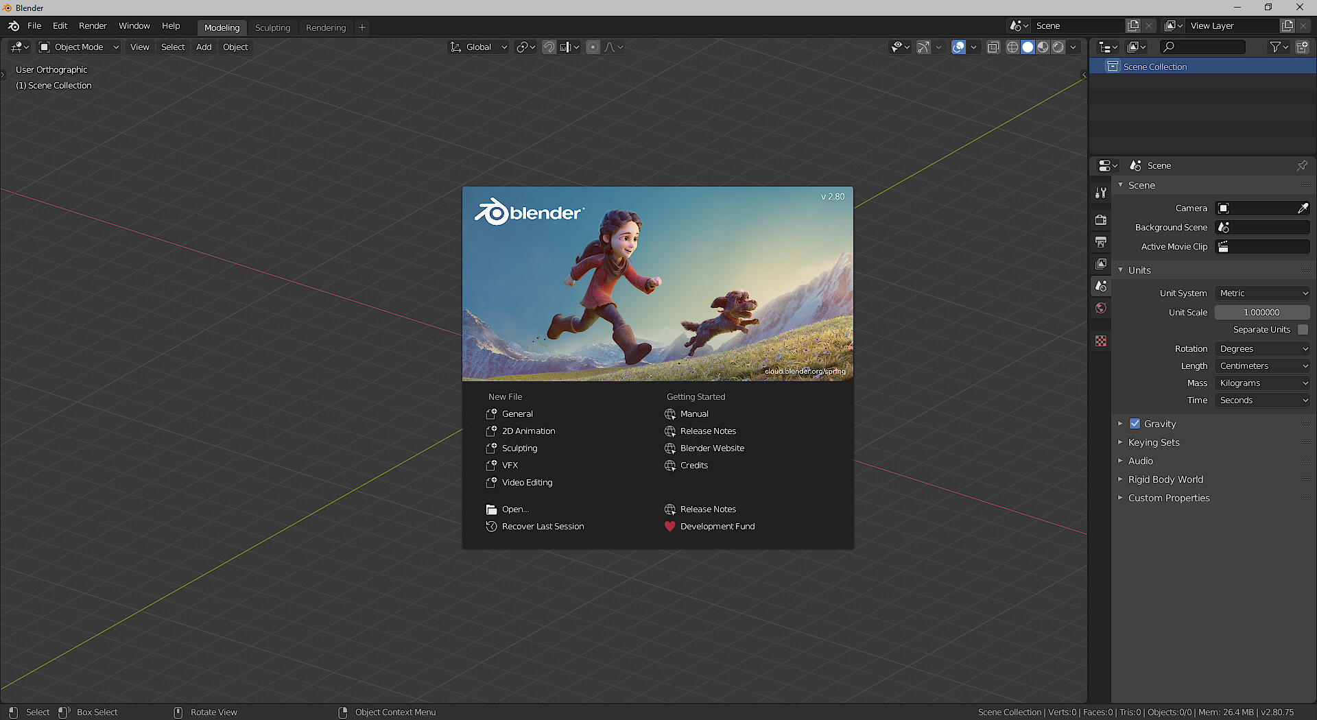 Открыть скриншот программы Blender 3d Скриншот Blender 3d