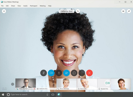 Открыть скриншот программы Cisco Webex Meetings Скриншот Cisco Webex Meetings