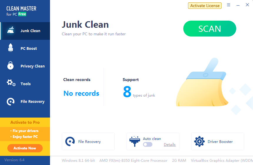 Открыть скриншот программы Clean Master Скриншот Clean Master
