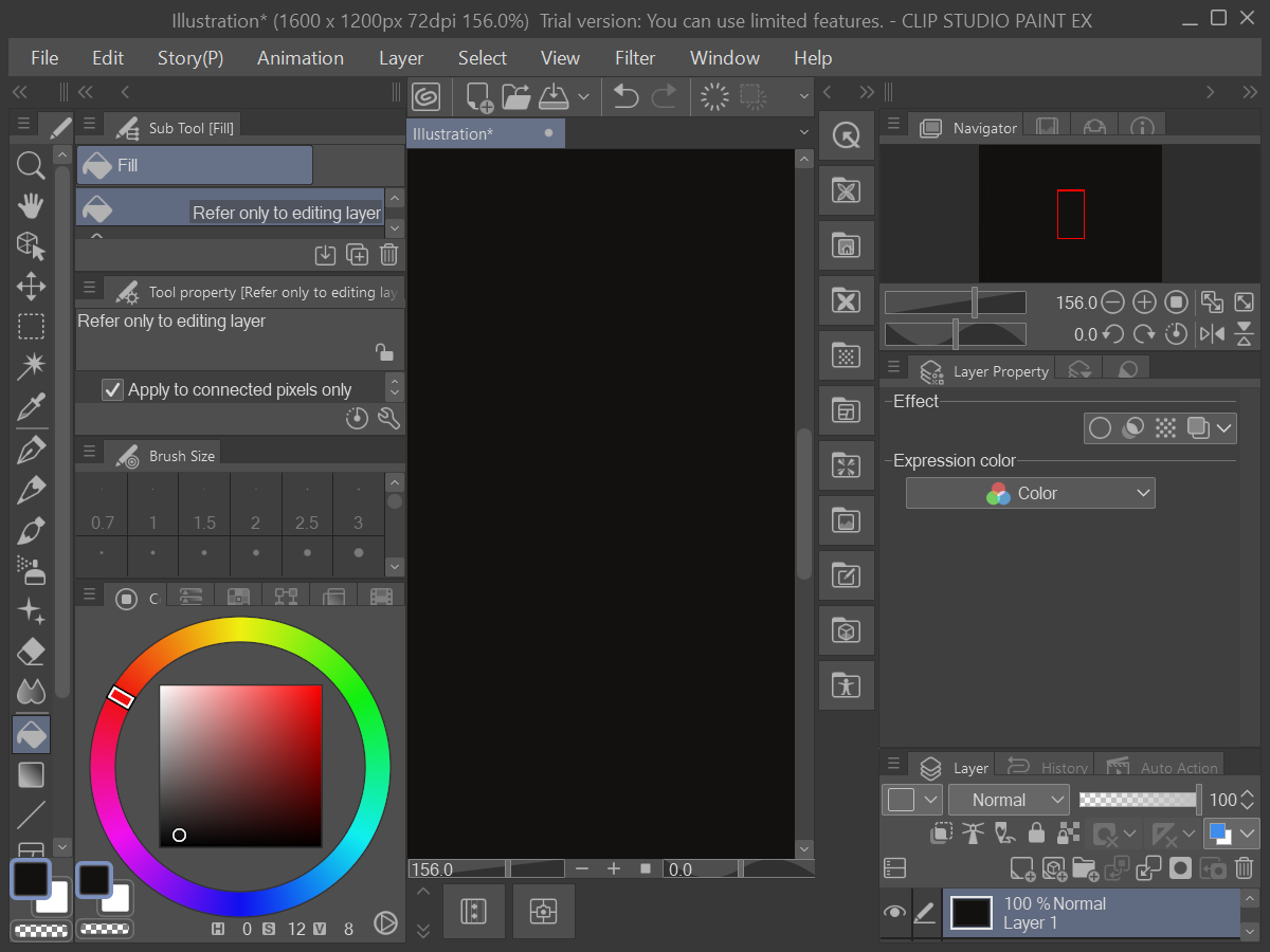 Открыть скриншот программы Clip Studio Paint Скриншот Clip Studio Paint
