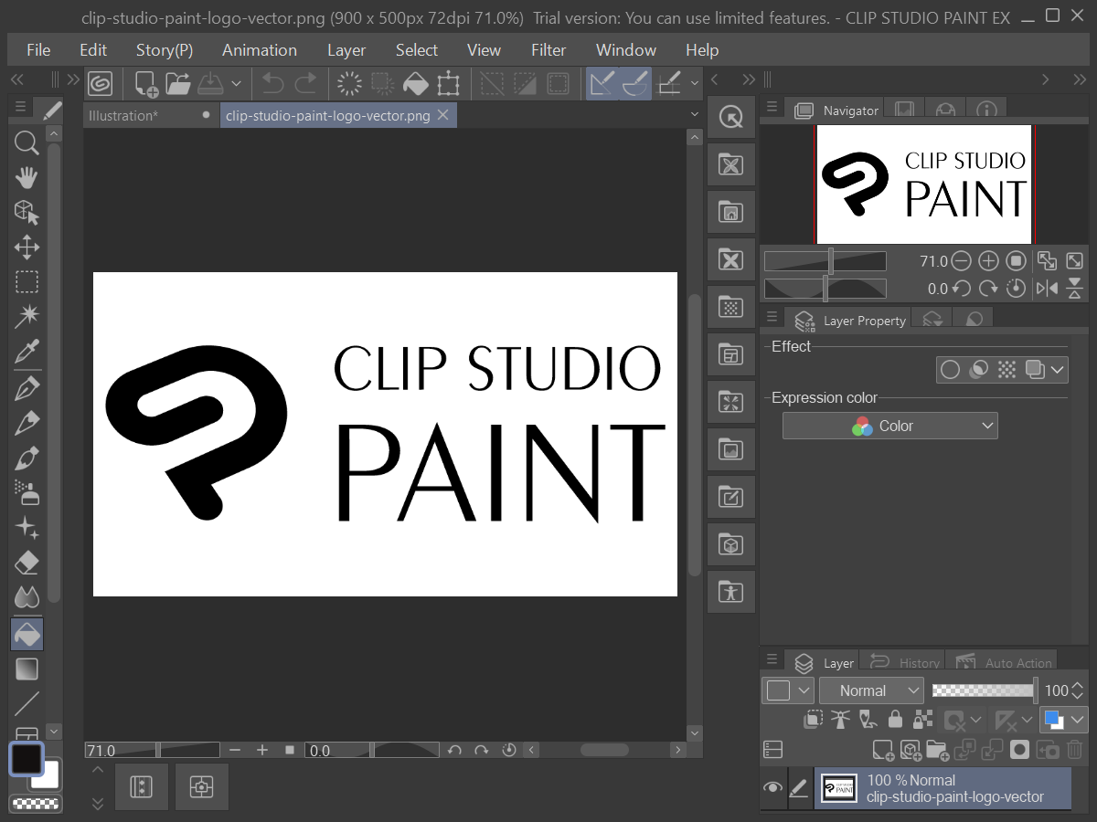 Открыть скриншот программы Clip Studio Paint Скриншот Clip Studio Paint