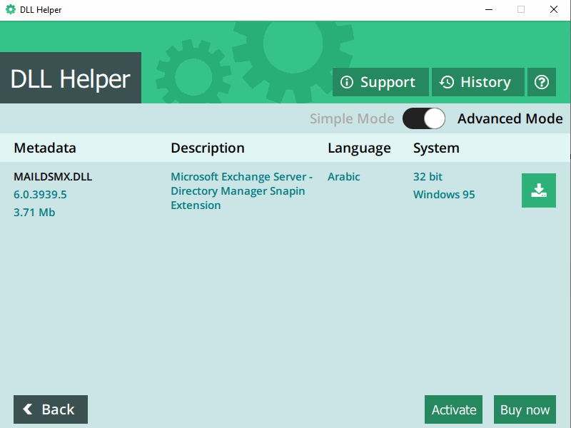 Открыть скриншот программы DLL-Helper Скриншот DLL-Helper