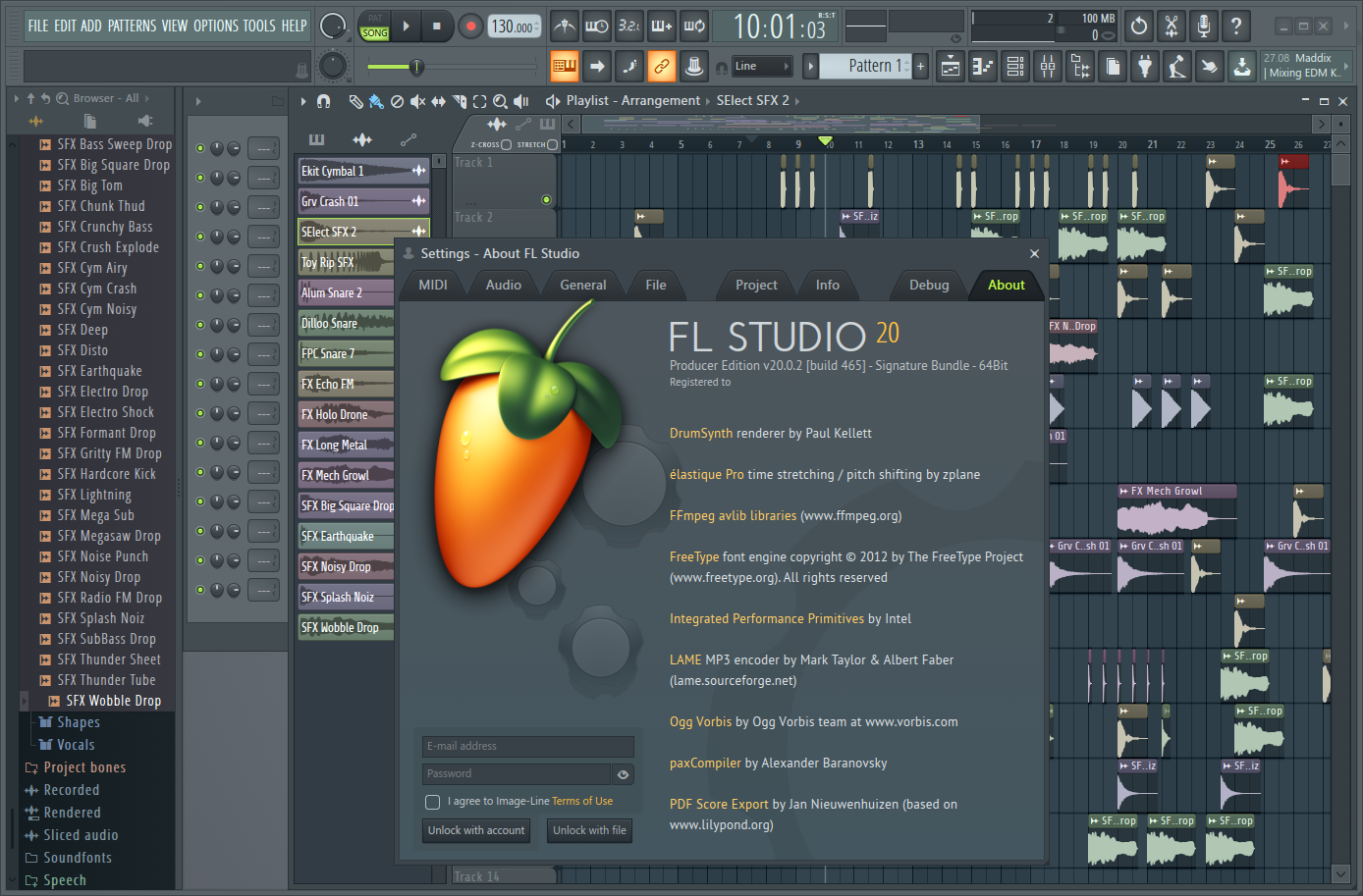 Открыть скриншот программы FL Studio Скриншот FL Studio