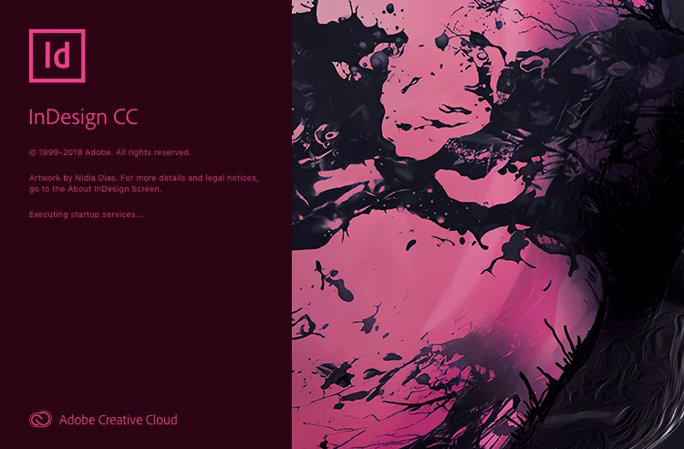 Открыть скриншот программы Adobe InDesign Скриншот Adobe InDesign