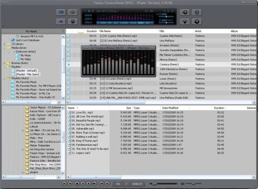 Открыть скриншот программы JetAudio Скриншот JetAudio