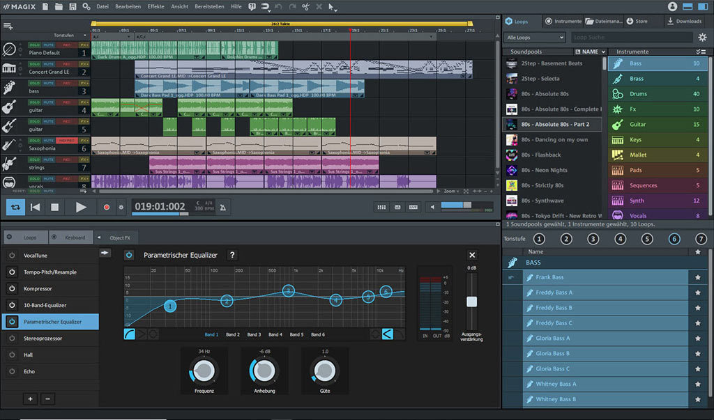 Открыть скриншот программы Magix Music Maker Скриншот Magix Music Maker