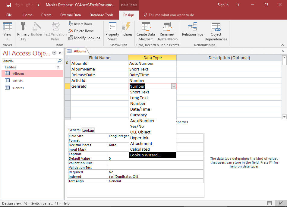 Открыть скриншот программы Microsoft Access Скриншот Microsoft Access