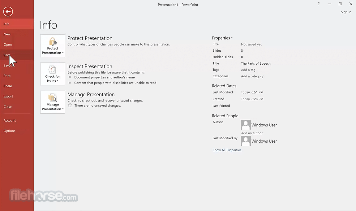 Открыть скриншот программы Microsoft PowerPoint Скриншот Microsoft PowerPoint