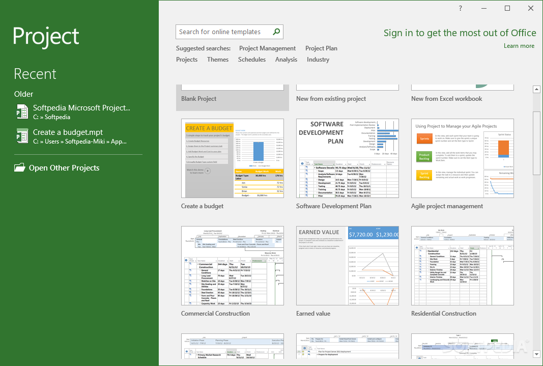 Открыть скриншот программы Microsoft Project Скриншот Microsoft Project
