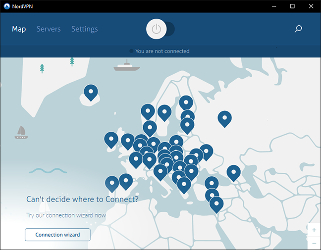 Открыть скриншот программы NordVPN Free Скриншот NordVPN Free