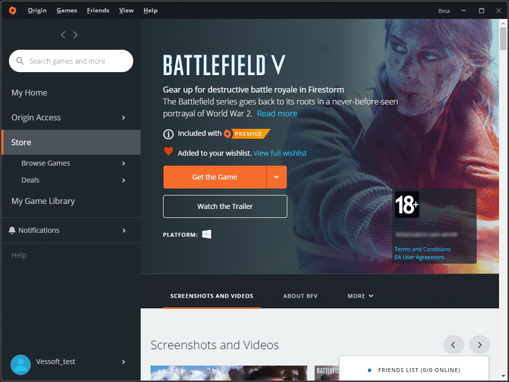 Открыть скриншот программы Origin Скриншот Origin