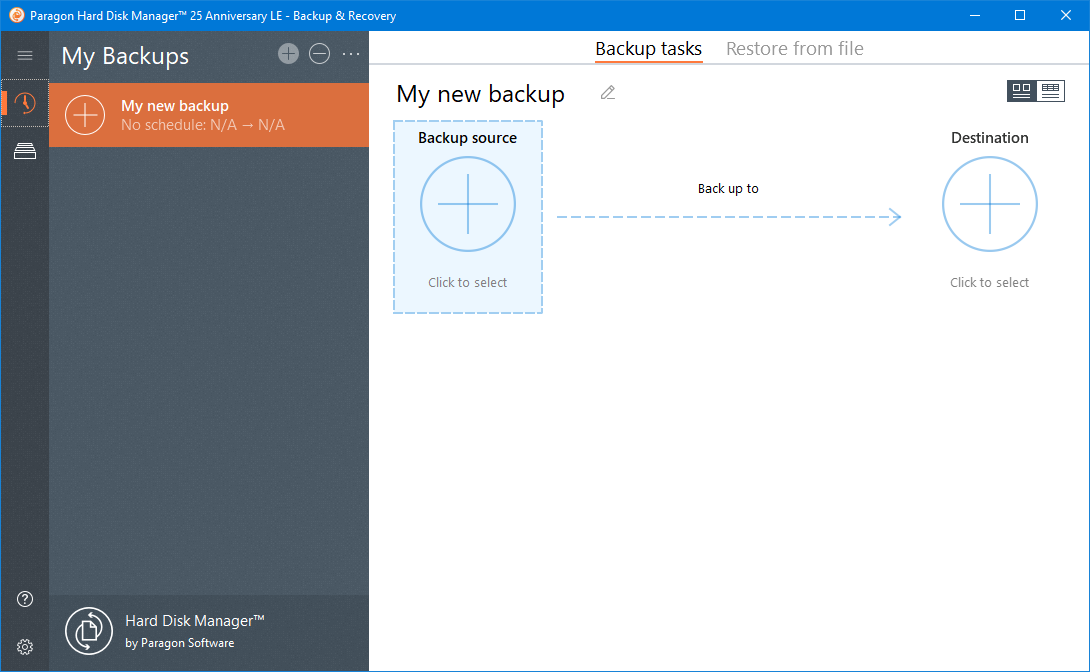 Открыть скриншот программы PARAGON Hard Disk Manager Скриншот PARAGON Hard Disk Manager