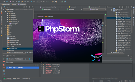 Открыть скриншот программы Jetbrains PhpStorm Скриншот Jetbrains PhpStorm