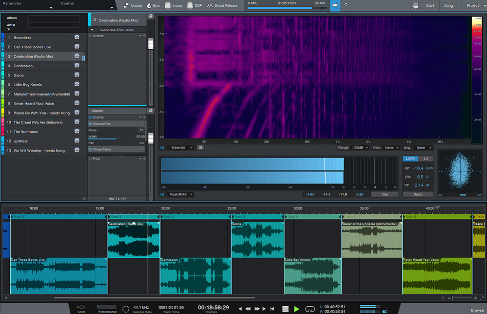 Открыть скриншот программы PreSonus Studio One Скриншот PreSonus Studio One
