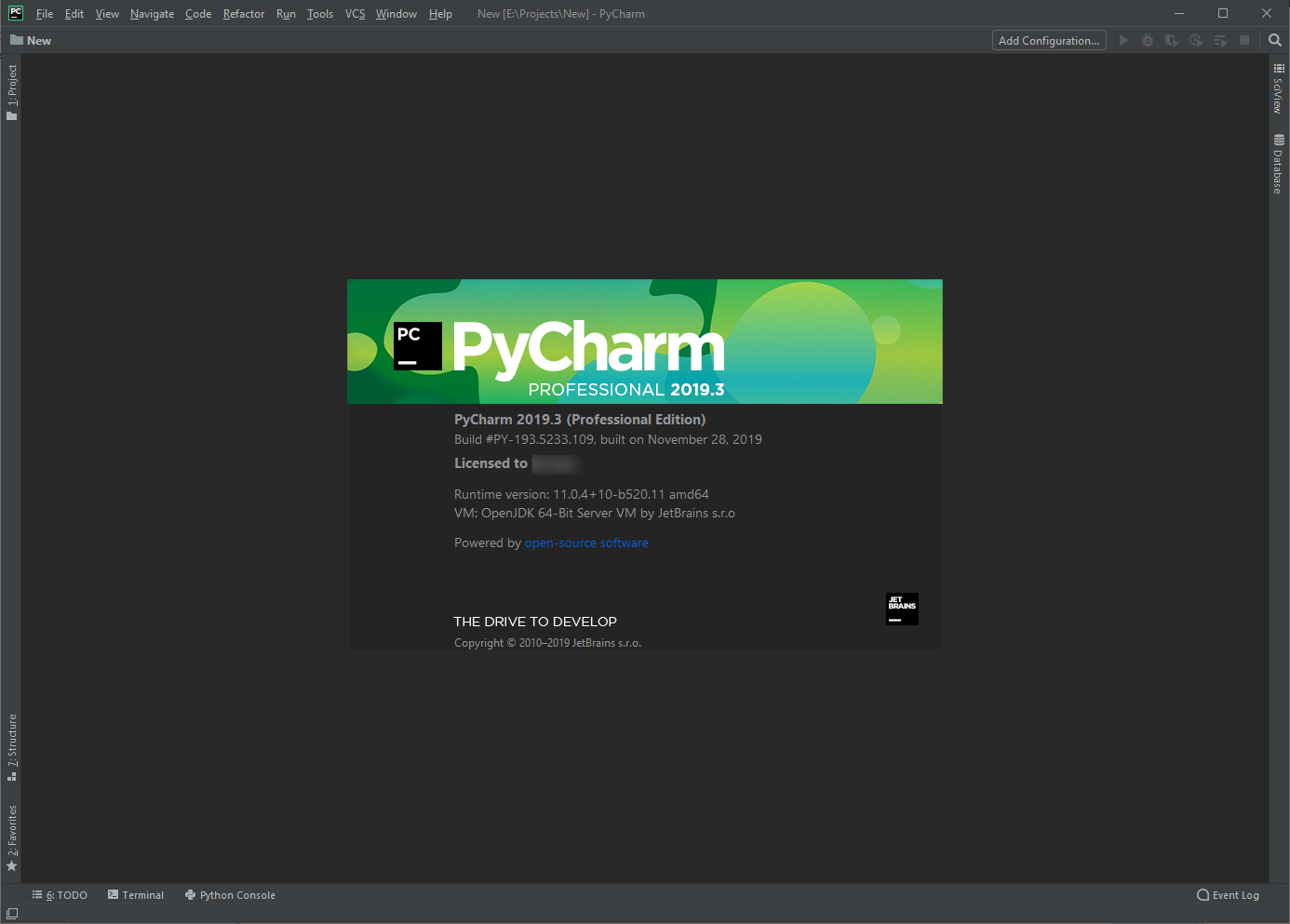 Открыть скриншот программы Jetbrains PyCharm Скриншот Jetbrains PyCharm
