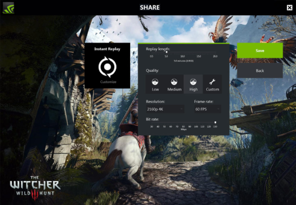 Открыть скриншот программы NVIDIA ShadowPlay Скриншот NVIDIA ShadowPlay
