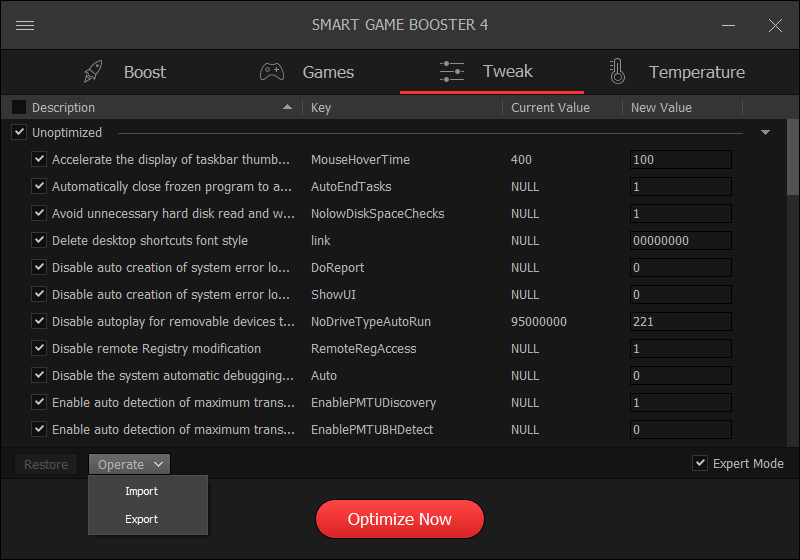 Открыть скриншот программы Smart Game Booster Скриншот Smart Game Booster