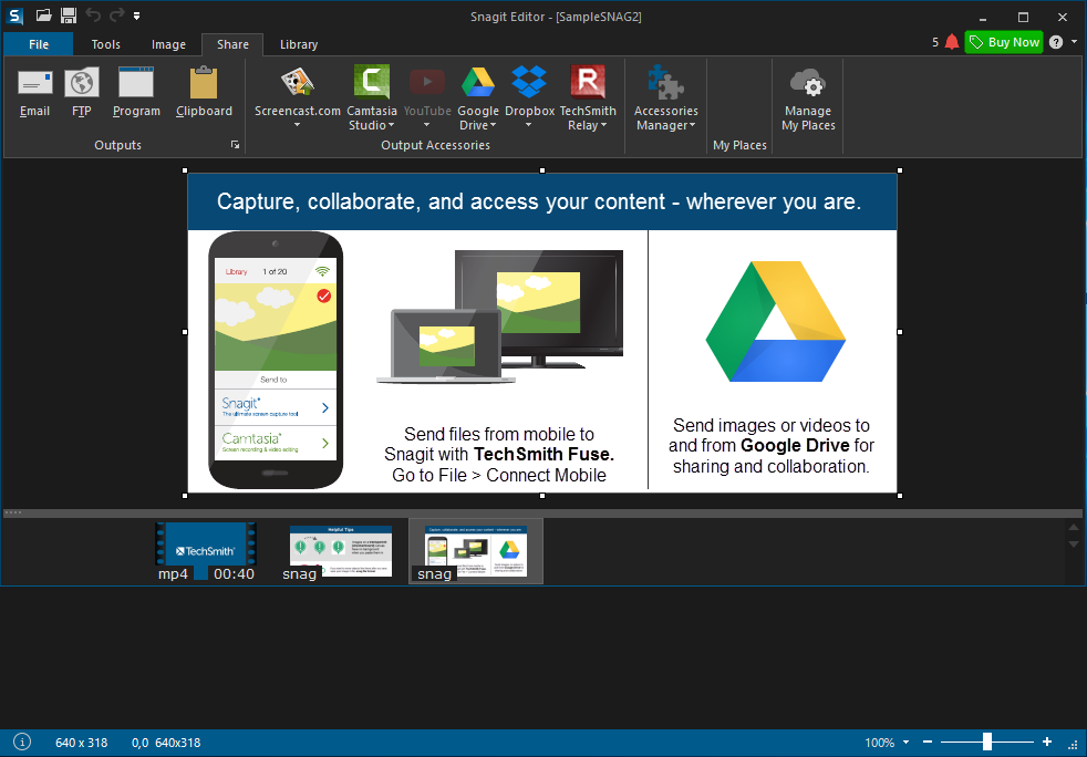 Открыть скриншот программы Snagit Скриншот Snagit