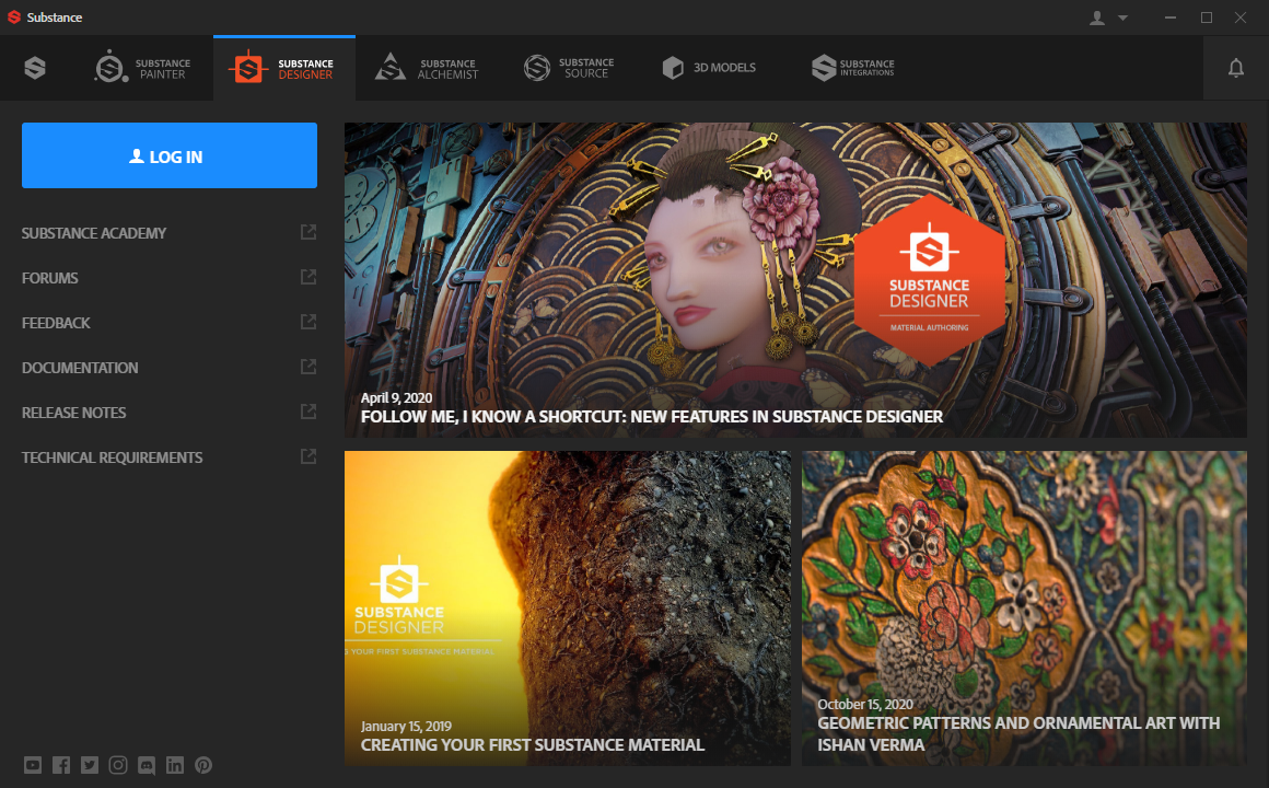 Открыть скриншот программы Substance Designer Скриншот Substance Designer