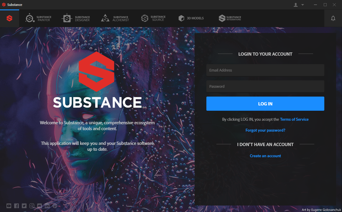 Открыть скриншот программы Substance Designer Скриншот Substance Designer