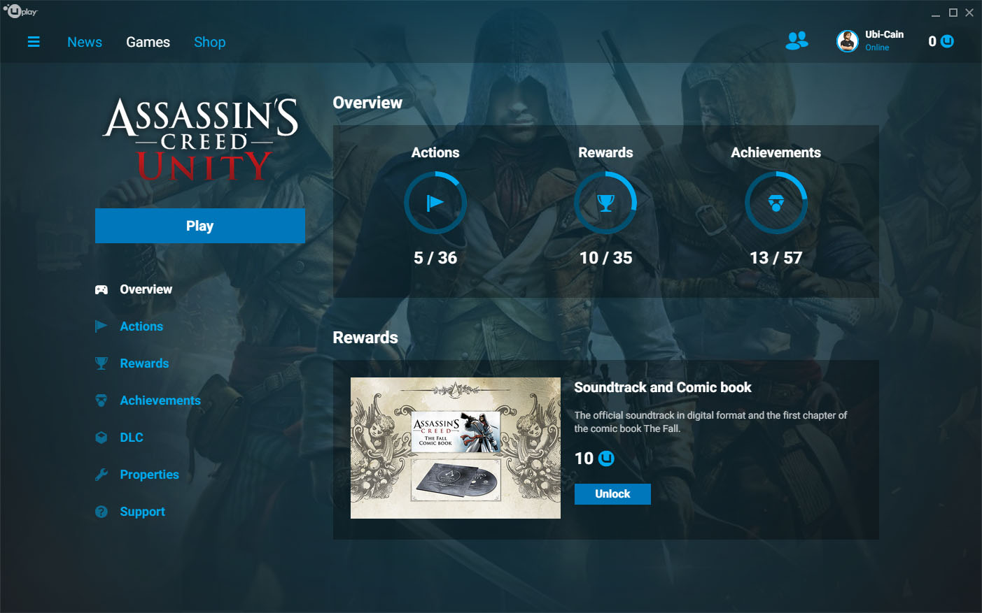 Открыть скриншот программы uPlay Скриншот uPlay