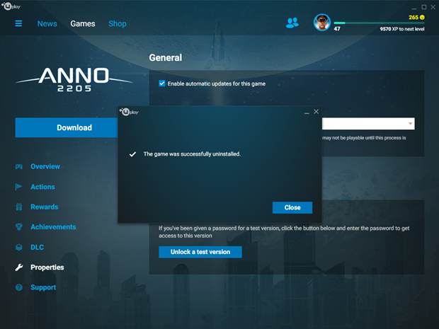 Открыть скриншот программы uPlay Скриншот uPlay