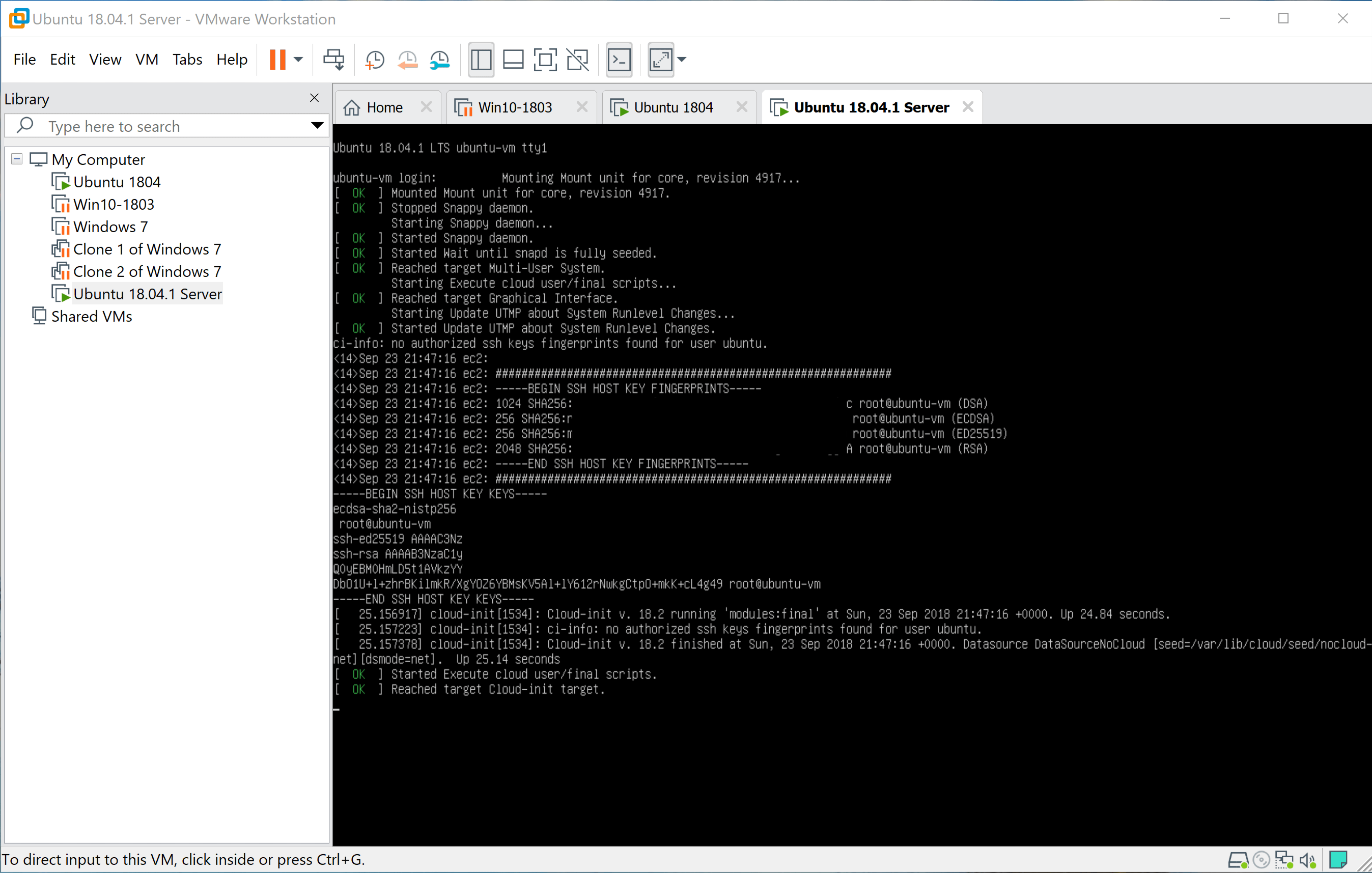 Открыть скриншот программы VMware Workstation Скриншот VMware Workstation