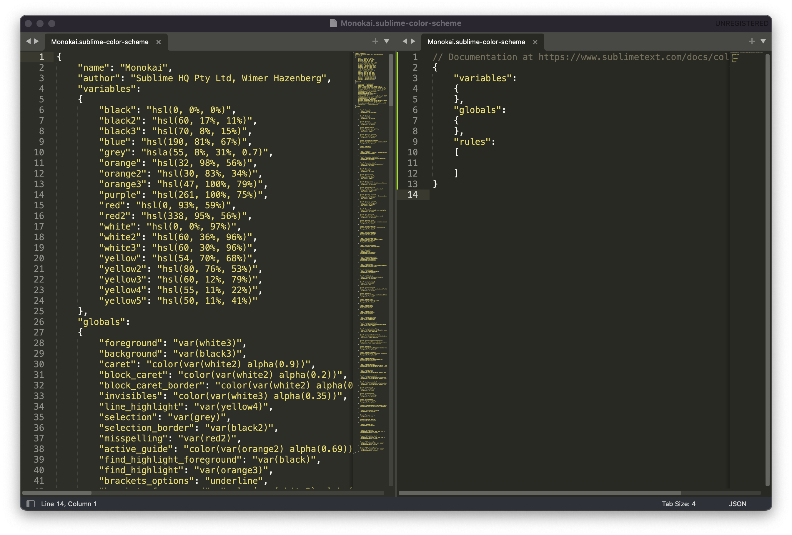 скриншот Sublime Text 1
