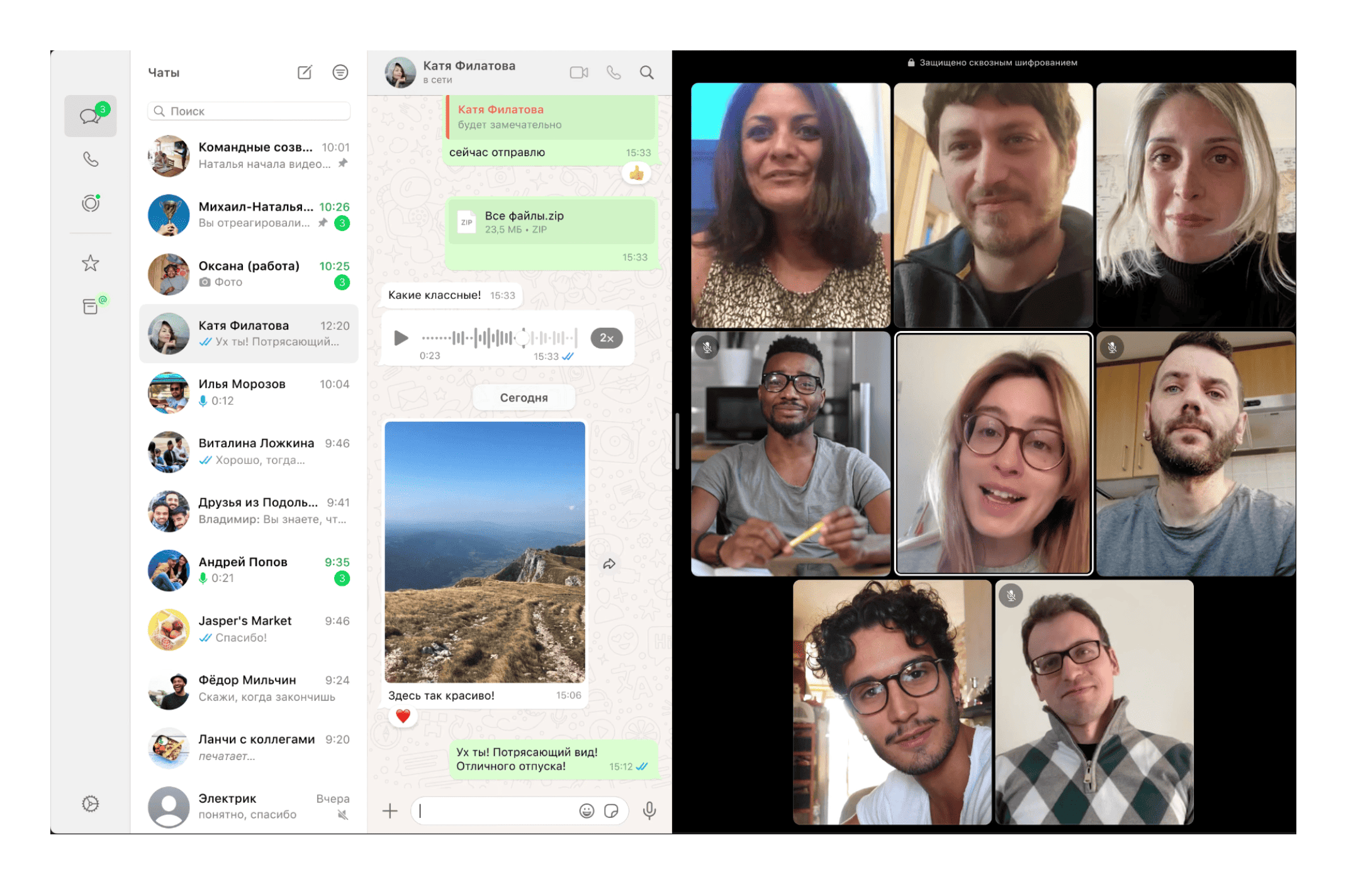 скриншот Whatsapp 1
